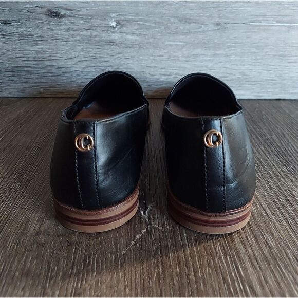 EUC Chaps Black Slip-on Loafer Shoe 7.5 - Picture 5 of 9